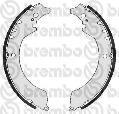 S 16 501 Brembo sapatas do freio traseiras de tambor