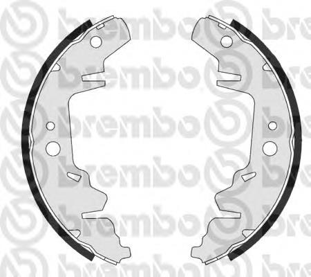 S11501 Brembo sapatas do freio traseiras de tambor
