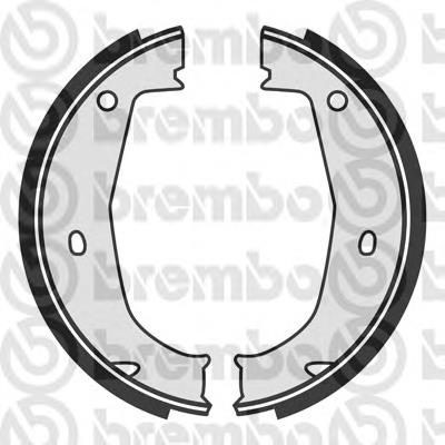 S06508 Brembo sapatas do freio de estacionamento