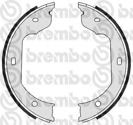S06511 Brembo Тормозные колодки ручника