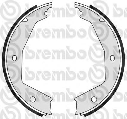 S 23 554 Brembo sapatas do freio de estacionamento