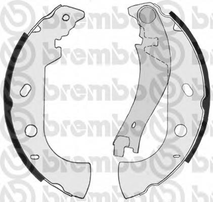 Задние барабанные колодки S23514 Brembo