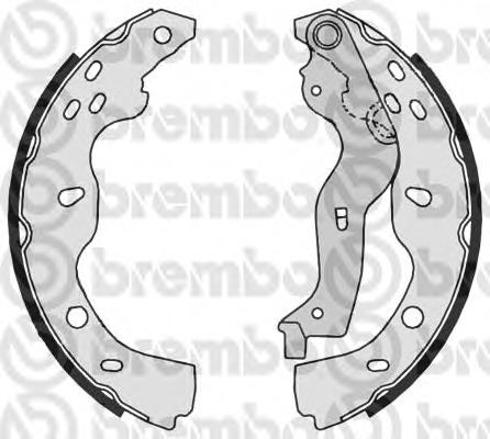 S23532 Brembo sapatas do freio traseiras de tambor