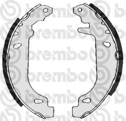 S68520 Brembo sapatas do freio traseiras de tambor