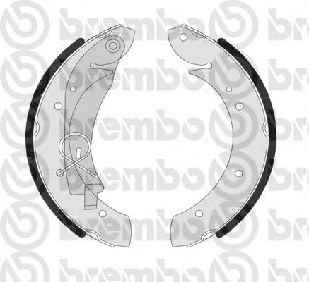 S61524 Brembo Барабанные тормозные колодки