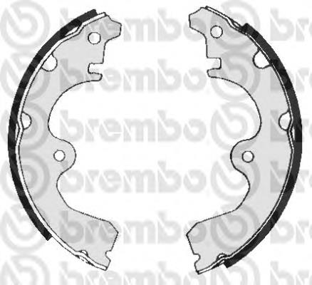 S83505 Brembo sapatas do freio traseiras de tambor