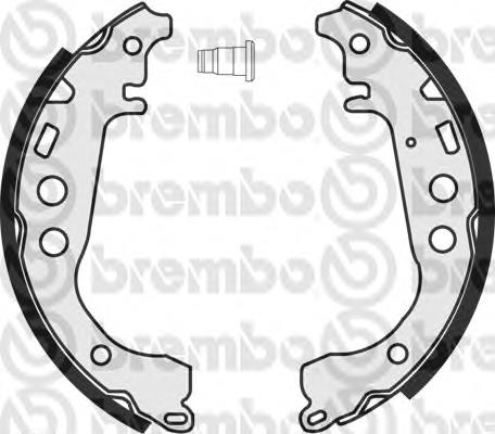S83508 Brembo sapatas do freio traseiras de tambor