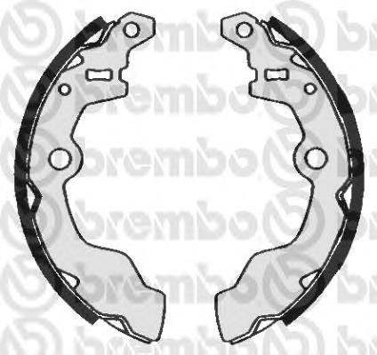 S78503 Brembo sapatas do freio traseiras de tambor