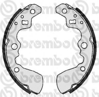 S79 501 Brembo sapatas do freio traseiras de tambor