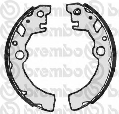 Задние барабанные колодки S79519 Brembo