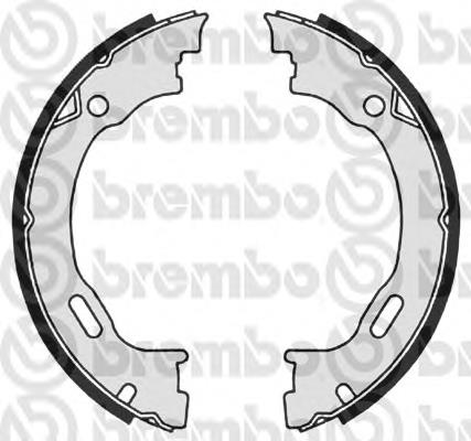 S 50 516 Brembo sapatas do freio de estacionamento