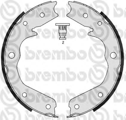 S59527 Brembo Тормозные колодки ручника