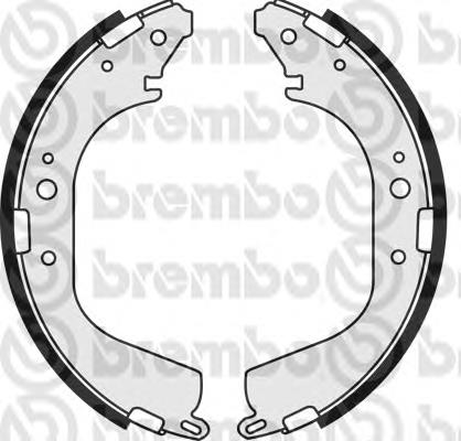 S 56 532 Brembo задние барабанные колодки