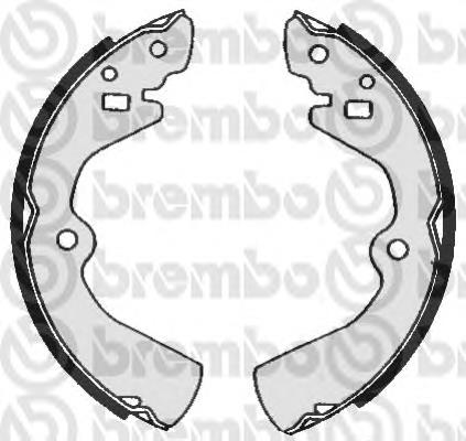 Задние барабанные колодки S56516 Brembo