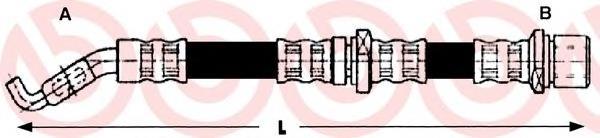 Mangueira do freio dianteira T78002 Brembo