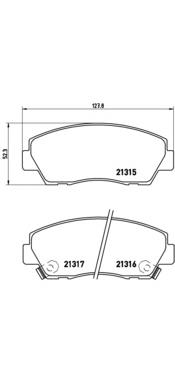 Передние тормозные колодки P49014 Brembo