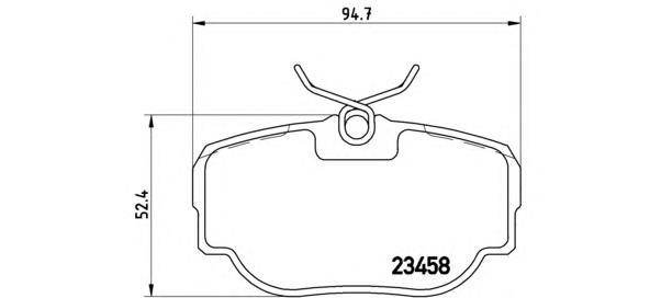 Купить P44009 Brembo Колодки тормозные задние, дисковые