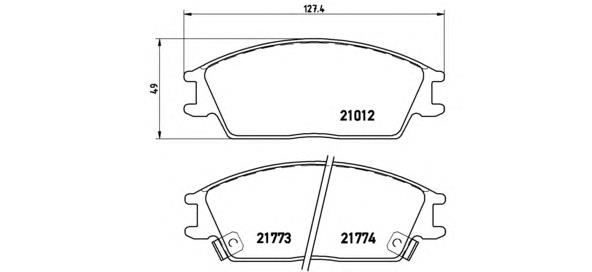Колодки Brembo P30024 цена, от 17.74 USD