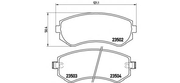 Колодки Brembo P56039 цена, от 30.30 USD