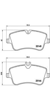 Колодки Brembo P50045 цена, от 32.49 USD