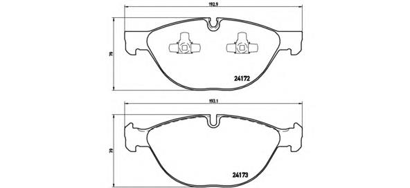 Купить P06058 Brembo Колодки тормозные
