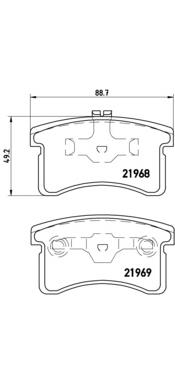 Колодки Brembo P16006 цена, от 17.37 USD