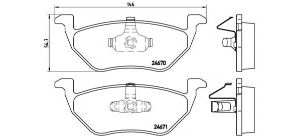 Купить P24085 Brembo Колодки тормозные задние, дисковые