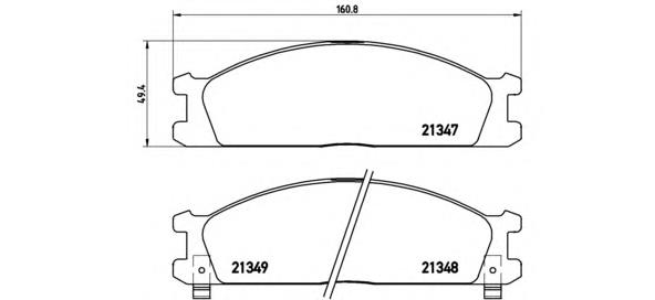 Купить P24026 Brembo Колодки тормозные