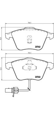 Купить P85056 Brembo Колодки тормозные