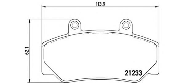Передние тормозные колодки P86006 Brembo