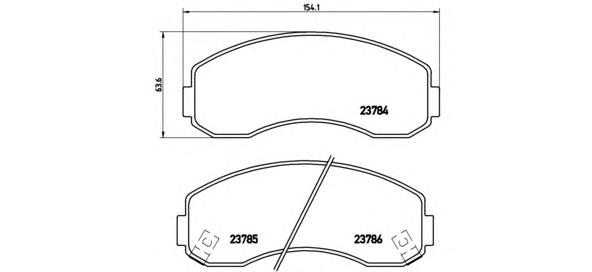 Колодки Brembo P99003 цена, от 29.32 USD
