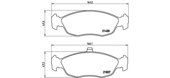Купить P61051 Brembo Колодки тормозные