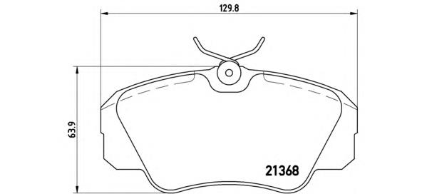 Колодки Brembo P59016 цена, от 22.80 USD