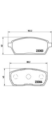 P79017 Brembo колодки тормозные передние дисковые