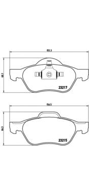 P68048 Brembo Колодки передние