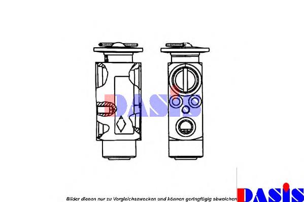 Клапан TRV кондиционера 840121N Dasis