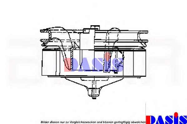 Motor de ventilador de forno (de aquecedor de salão) 276011 Diesel Technic