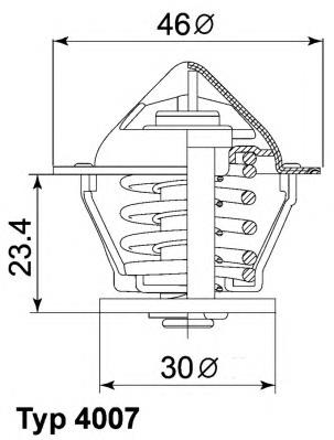 400780D Wahler Авто термостат