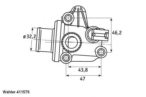 41157687D Wahler termostato