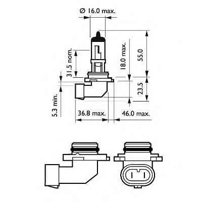 Lâmpada 9145C1 Philips