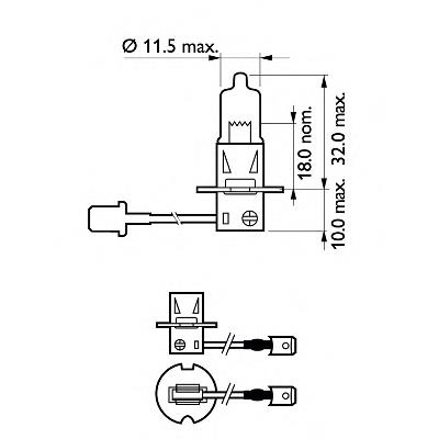 Лампочка галогенная Philips 12336LLECOC1