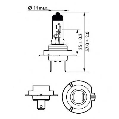 Лампочка галогенная 12972PRB1 Philips