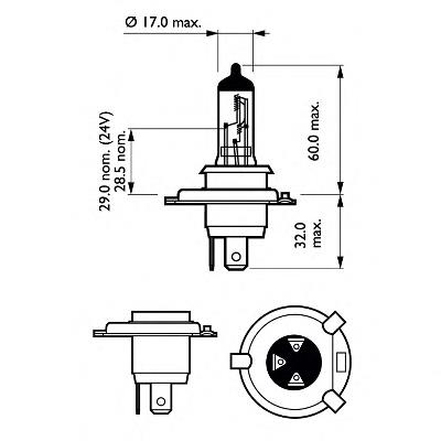 Лампочка галогенная Philips 12342CTVBW