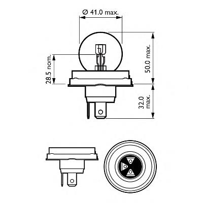 Лампочка галогенная 12620B1 Philips
