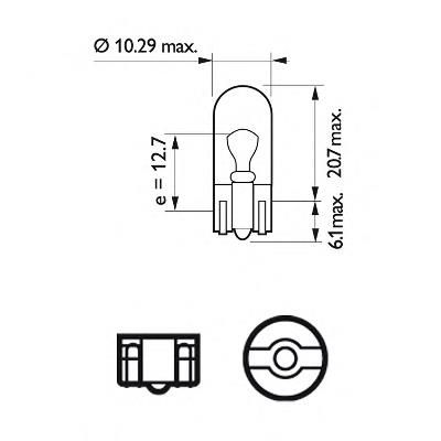 Лампочка 13961CP Philips