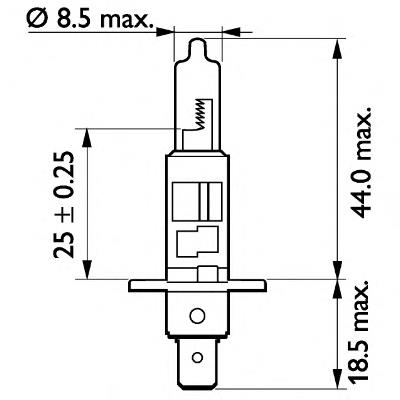 Лампочка галогенная 13258MDB1 Philips