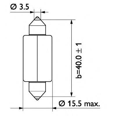 Лампочка 13850CP Philips