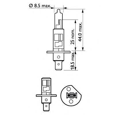 Lâmpada halógena 12258SPC1 Philips