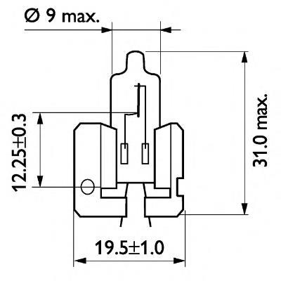 Лампочка галогенная 12311C1 Philips