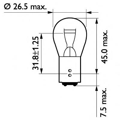 Лампочка накаливания Philips 13499CP цена, от 0.75 USD